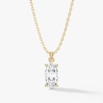 Marquise Cut Solitaire Kolye Ucu (1.50 Karat