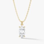 Marquise Cut Solitaire Kolye Ucu (2.00 Karat