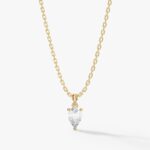 Armut Cut Solitaire Kolye Ucu (0.50 Karat