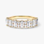 Pillar Baguette Evlilik Yuzuk (1.20 Ct Tw)