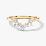 Curved Cluster Evlilik Yuzuk