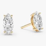 Marquise Cut Tektas Kupeler (1.00 Ct Tw)