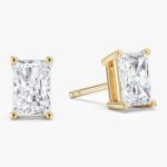 Radiant Cut Tektas Kupeler (1.00 Ct Tw)