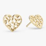 Kalp Shaped Leaf Studs