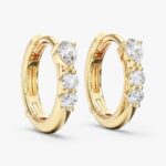 Trio Gemstone Halka Kupeler