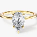 Armut Cut Solitaire Moissanit Nisan Yuzuk (1.50 Ct)