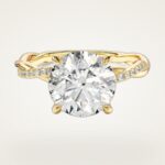 Twist Moissanit Nisan Yuzuk (3.00 Ct)