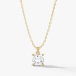 Cushion Cut Solitaire Kolye Ucu (1.50 Karat